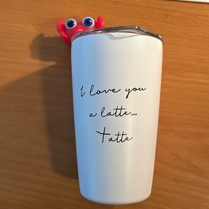 12 oz Tatte Tumbler “ I love Toya Latte”. NWOT